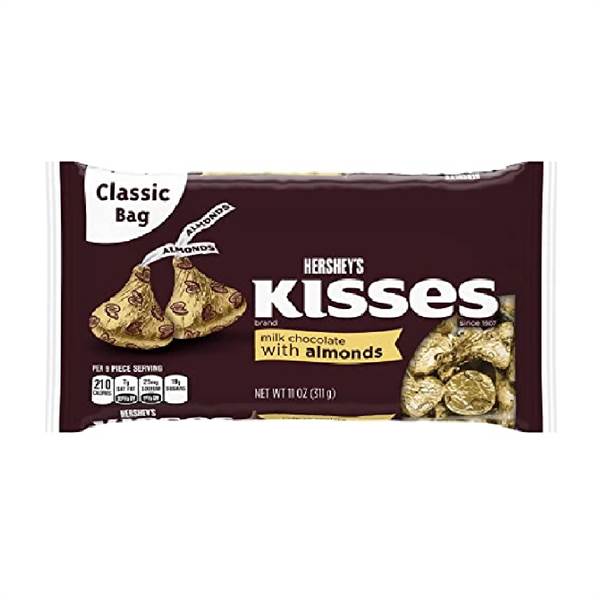 Hersheys Kisses Creamy Milk Chocolate With Almond Imported